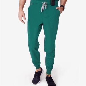 Figs Green Joggers for Men